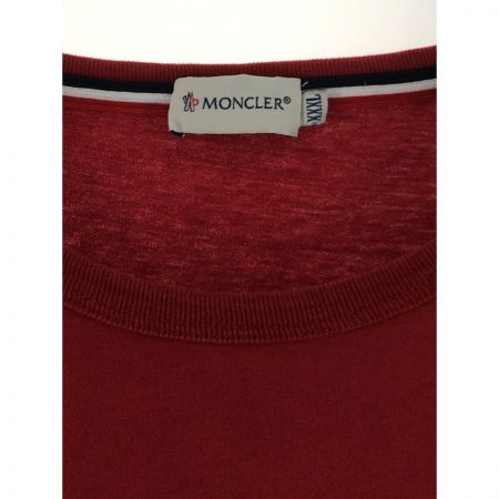  MONCLER モンクレール メンズ 半袖シャツ MAGLIA T-SHIRT 82245 レッド