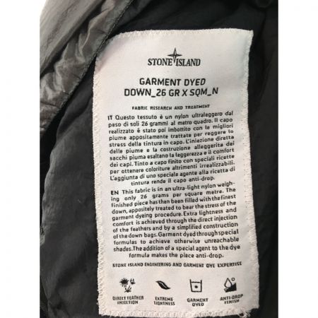  STONE ISLAND ストーンアイランド メンズダウンベスト GARMENT DYED DOWN  オリーブ