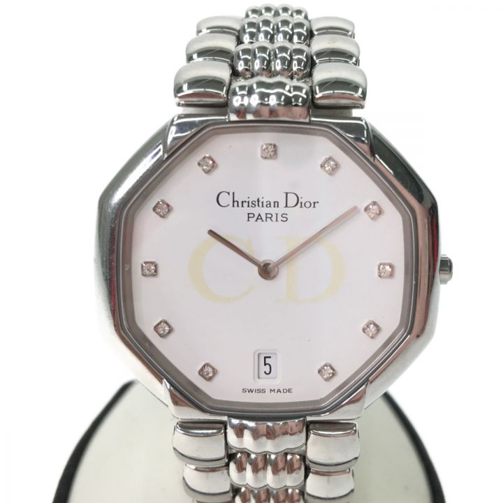 Christian Dior クリスチャンディオール メンズ クオーツ 腕時計 デイト オクタゴン  D45-106-1｜中古｜なんでもリサイクルビッグバン