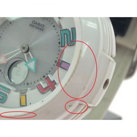  CASIO カシオ レディース腕時計 G-SHOCK Baby-G 電波ソーラー Tripper トリッパー BGA-1601 ホワイト