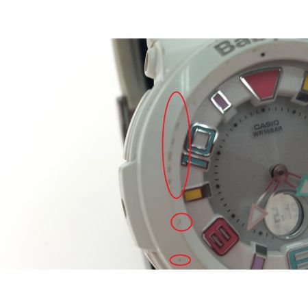  CASIO カシオ レディース腕時計 G-SHOCK Baby-G 電波ソーラー Tripper トリッパー BGA-1601 ホワイト