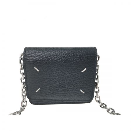  Maison Margiela マルタンマルジェラ レディース チェーンウォレット  S56UI0148 ブラック