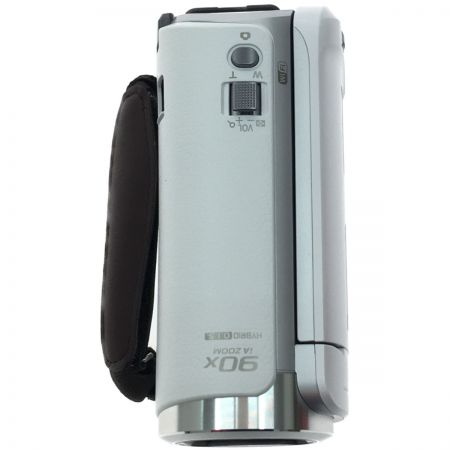  Panasonic パナソニック デジタルビデオカメラ 28mmワイド 取説無 充電器付属 HC-W590M ホワイト