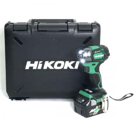  HiKOKI ハイコーキ １８V インパクトドライバ ケース付属 ＷＨ18ＤＣ グリーン