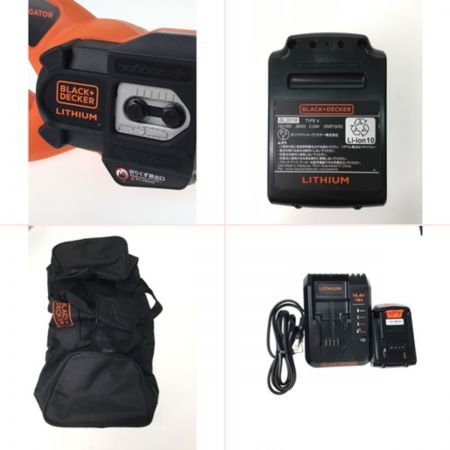  BLACK+DECKER ブラックアンドデッカー コードレスハサミ型チェーンソー ALLiGATOR  LLP18N オレンジ