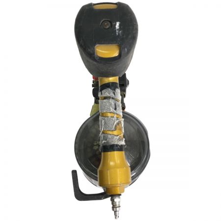  HITACHI 日立 高圧90mmロールエア釘打ち機 持ち手滑り止め貼り付け跡あり ケース付属  NV90H ゴールド