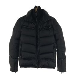 ▼▼ AKM メンズダウンジャケット レイヤード  Ｂ026 ブラック Aランク