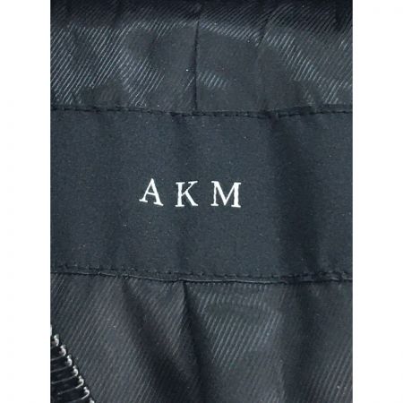  AKM メンズダウンジャケット レイヤード  Ｂ026 ブラック