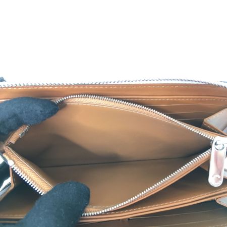  LOUIS VUITTON ルイヴィトン ラウンドファスナー 長財布 モノグラム マヒナ M68670 ライトグレー