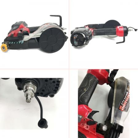  MAKITA マキタ エアツール 高圧エアビス打ち機 釘打ち機 ケース付属 AR410HR レッド x ブラック