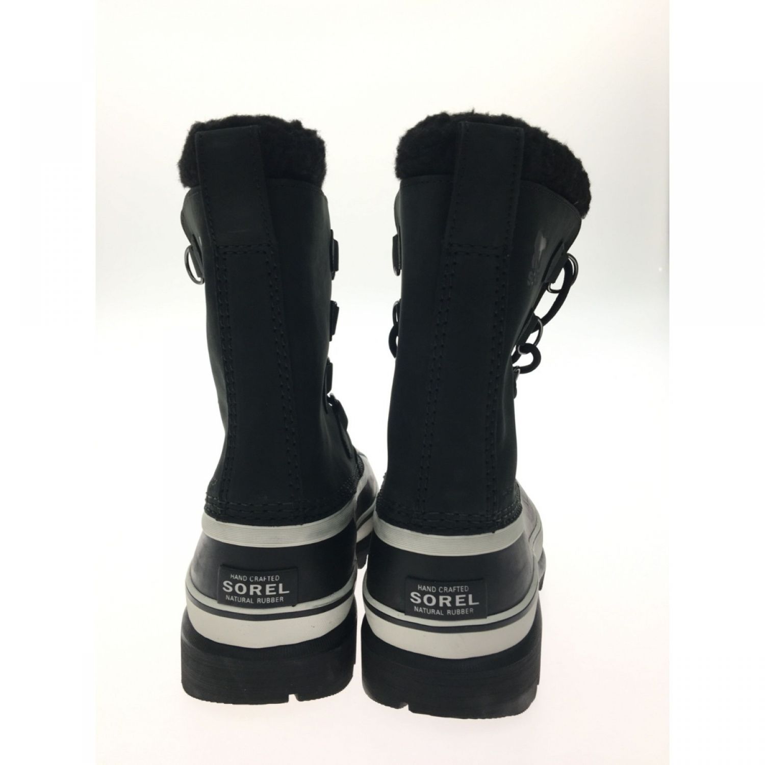 中古】 SOREL ソレル メンズブーツ ブラック SIZE25 CARIBOU カリブー