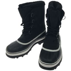 ▼▼ SOREL ソレル メンズブーツ ブラック SIZE25 CARIBOU カリブー WP ブラック Bランク