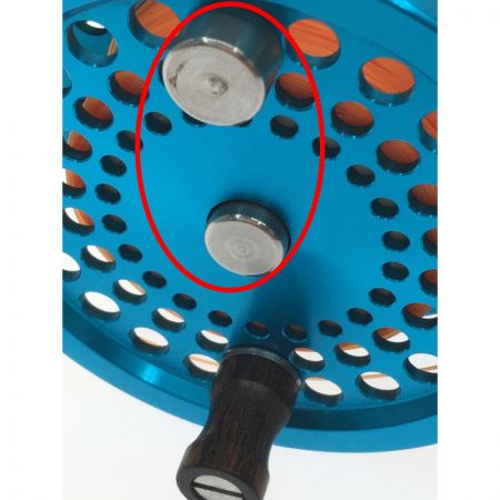  AARON フライリール 釣りリール アーロン made In USA   7-8 マリンブルー