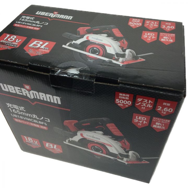 コメリ 電動工具 UBERMANN 165mm丸のこ 未開封 UB18VMCBLBFS レッド x ブラック｜中古｜なんでもリサイクルビッグバン