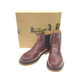 ▼▼ Dr.Martens ドクターマーチン スムースレザーサイドゴアブーツ 2976 ブラウン Aランク