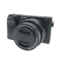 ▼▼ SONY ソニー デジタル一眼カメラ α6400・ダブルズームレンズキット 2420万画素 ブラック 6400Y Aランク