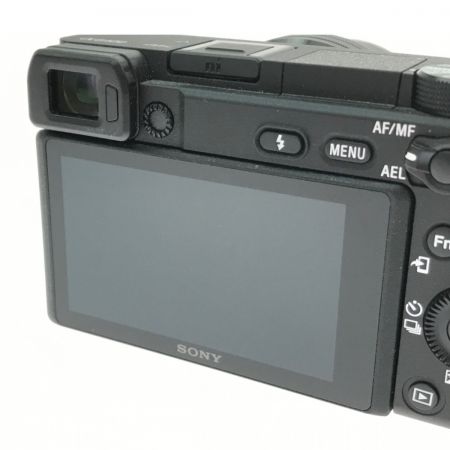  SONY ソニー デジタル一眼カメラ α6400・ダブルズームレンズキット 2420万画素 ブラック 6400Y