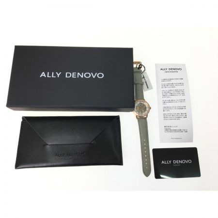 シンシア レディース腕時計 自動巻き ALLY DENOVO アリーデノヴォ ガイアパール オートマチック AF5021.6 Aランク