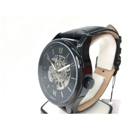  シンシア メンズ腕時計 自動巻き ALLY DENOVO アリーデノヴォ ヘリテージ オートマティック AM5016.5 ブラック