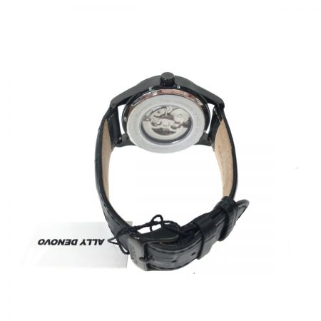 ▼▼シンシア メンズ腕時計 自動巻き ALLY DENOVO アリーデノヴォ ヘリテージ オートマティック AM5016.5 ブラック