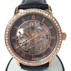 ▼▼ シンシア レディース腕時計 自動巻き ALLY DENOVO アリーデノヴォ ガイアパール オートマチック AF5021.5 Aランク