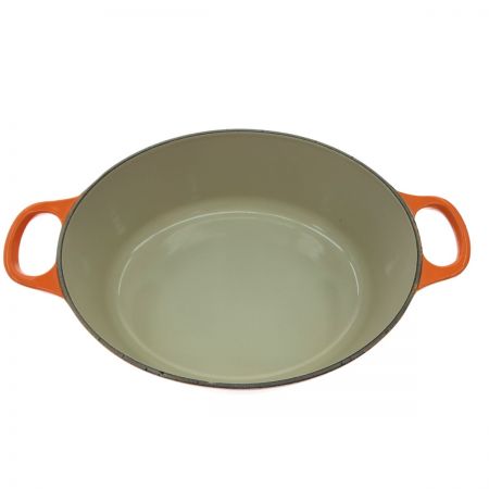  LE CREUSET ルクルーゼ ココット・オーバル 25cm オレンジ