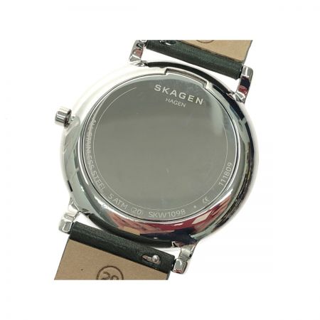  SKAGEN スカーゲン メンズ腕時計 クオーツ デイト 替えベルト付 FJ-SKW1098