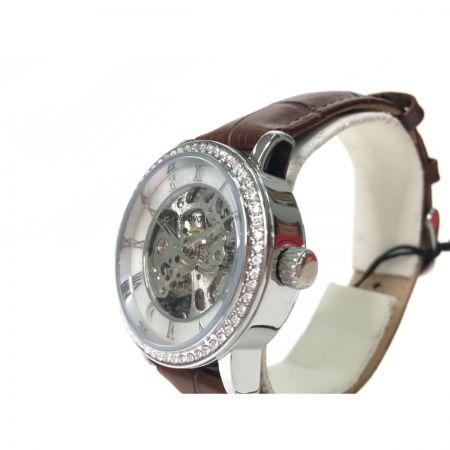  シンシア レディース腕時計 自動巻き ALLY DENOVO アリーデノヴォ ガイアパール AF5021.2