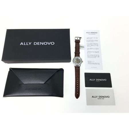  シンシア レディース腕時計 自動巻き ALLY DENOVO アリーデノヴォ ガイアパール AF5021.2