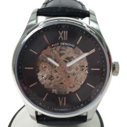 ▼▼ シンシア メンズ腕時計 自動巻き ALLY DENOVO アーリーデノヴォ ヘリテージオートマチック AM5016.1 ブラック Aランク