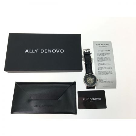  シンシア メンズ腕時計 自動巻き ALLY DENOVO アーリーデノヴォ ヘリテージオートマチック AM5016.1 ブラック