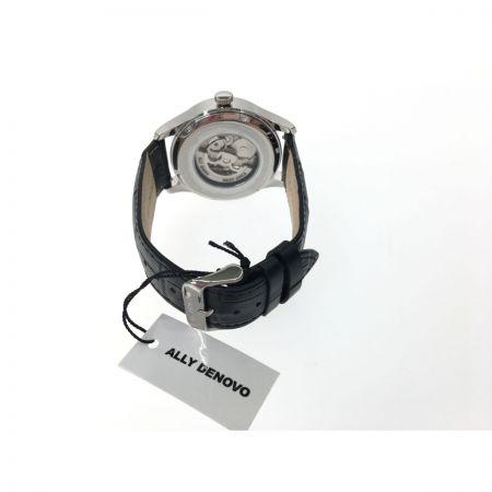  シンシア メンズ腕時計 自動巻き ALLY DENOVO アーリーデノヴォ ヘリテージオートマチック AM5016.1 ブラック