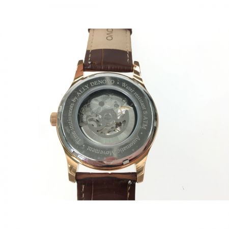  シンシア メンズ腕時計 自動巻き ALLY DENOVO アリーデノヴォ ヘリテージ オートマティック AM5016.2 ホワイト