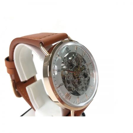  LOBOR メンズ 自動巻き スケルトン プラネタリウムコレクション LB0080DMRGPWBN