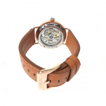  LOBOR メンズ 自動巻き スケルトン プラネタリウムコレクション LB0080DMRGPWBN