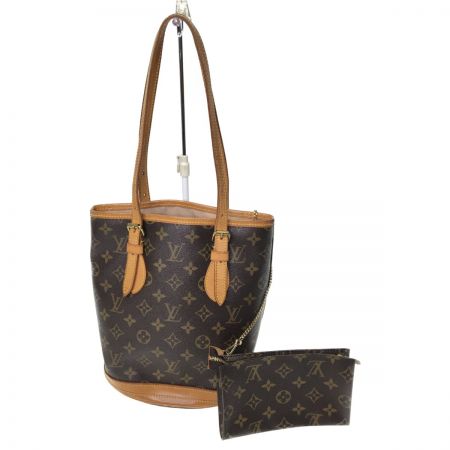  LOUIS VUITTON ルイヴィトン レディース ショルダーバッグ モノグラム プチ・バケット M42238