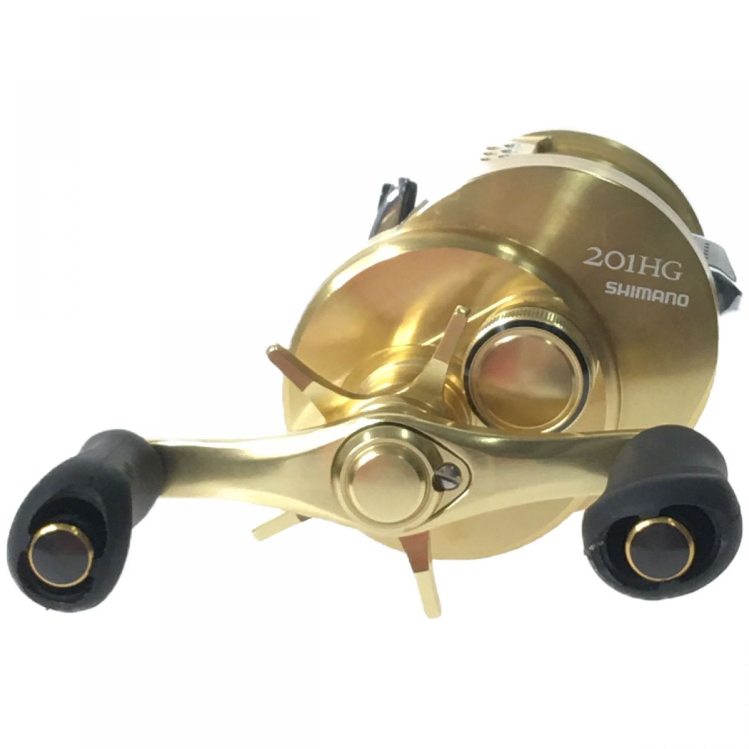 中古】 SHIMANO シマノ ベイトリール 15カルカッタコンクエスト201HG