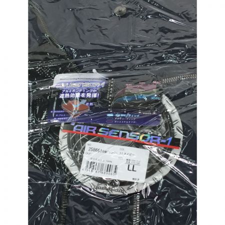  クロダルマ エアセンサー１長袖空調服 空調ファン・バッテリーフルセット付属 KS-10 ネイビー