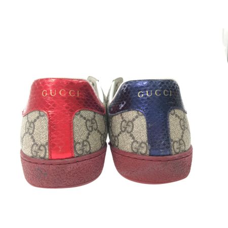  GUCCI グッチ メンズスニーカー サイズ29㎝ 429445 10 ネイビー×レッド