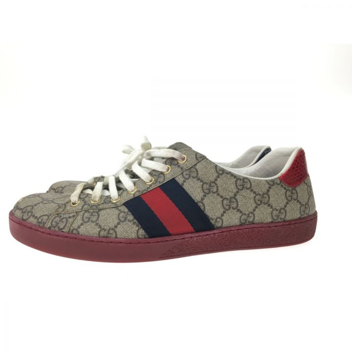 GUCCI グッチ メンズスニーカー 29㎝ 429445 10 ネイビー×レッド｜中古｜なんでもリサイクルビッグバン