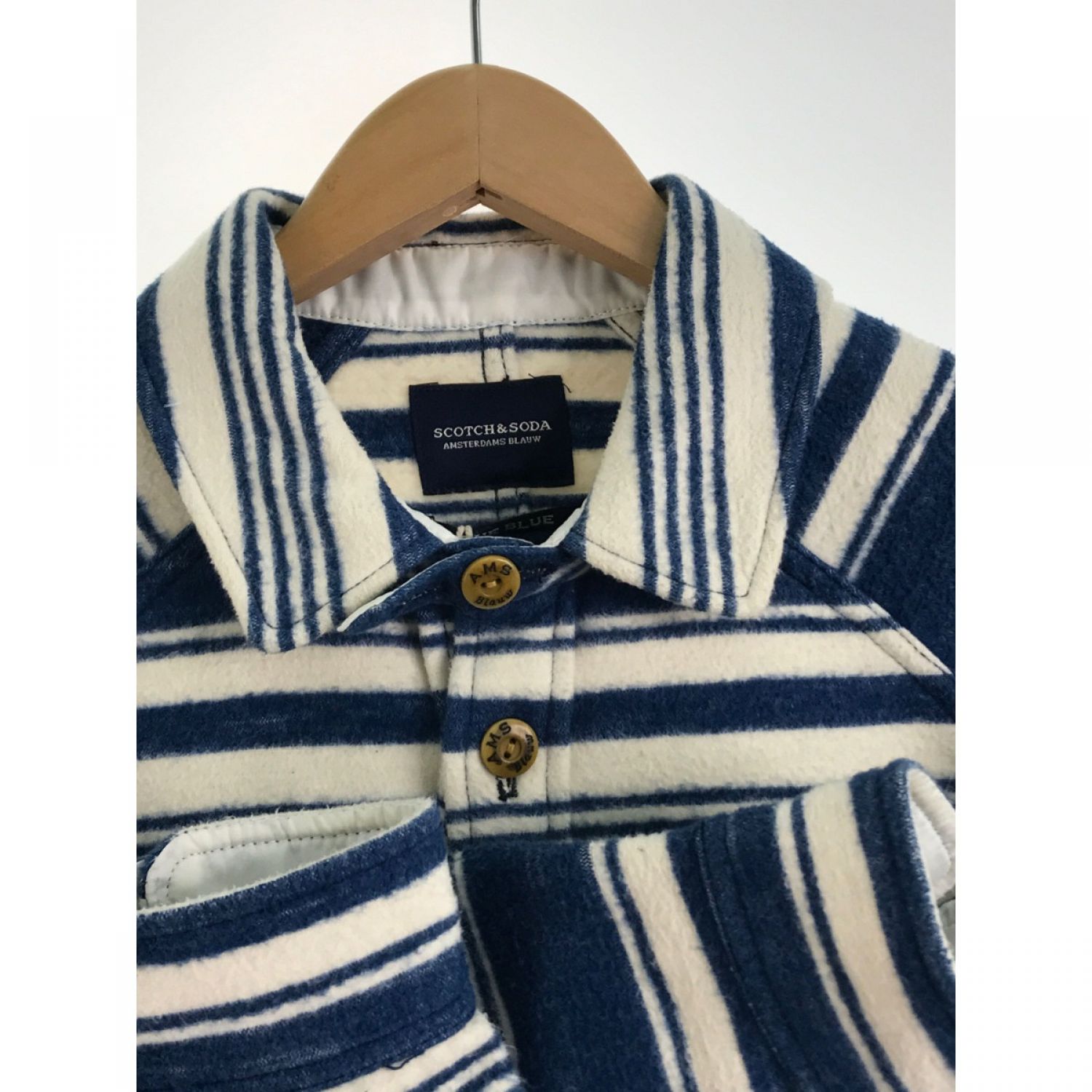 中古】 SCOTCH&SODA スコッチ アンド ソーダ メンズネルシャツ S・SIZE