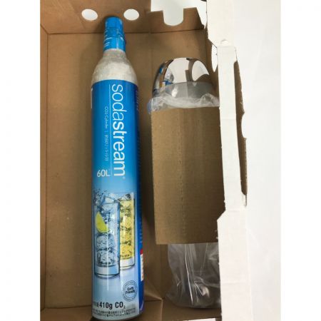  sodastream ソーダストリーム 付属品完備 ガスシリンダー未開封 ワンタッチ ソーダーメーカー SSM1079