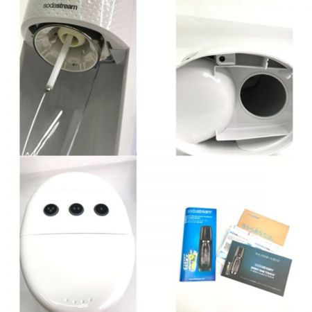  sodastream ソーダストリーム 付属品完備 ガスシリンダー未開封 ワンタッチ ソーダーメーカー SSM1079