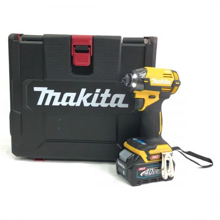  MAKITA マキタ インパクトドライバ TD002GDXFY イエロー ケース・充電器・充電池付属