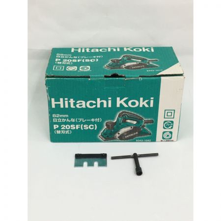  HITACHI 日立 日立工機 刃幅82mm 電動カンナ AC100V 600W 箱付属 P20SF グリーン