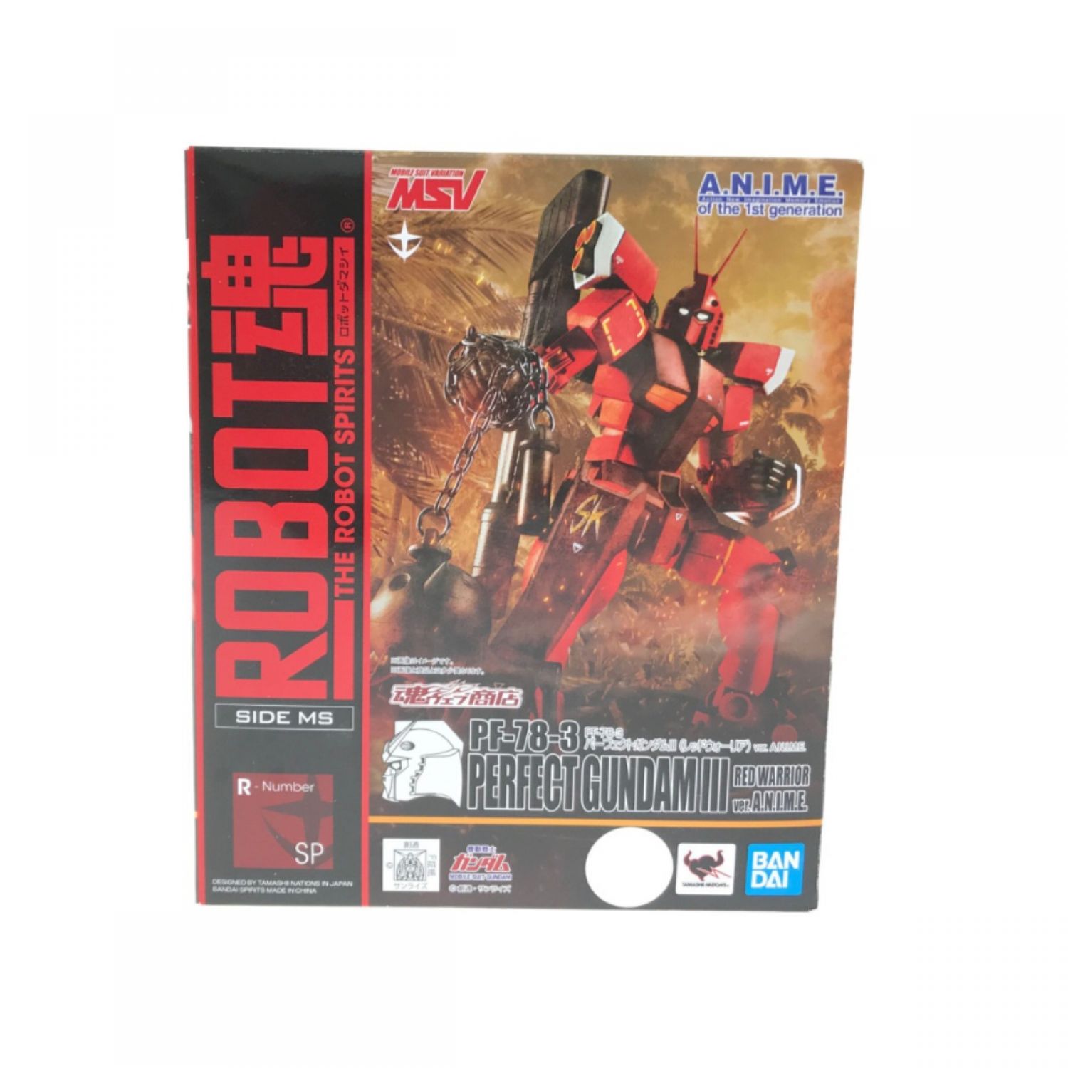 中古】 BANDAI ROBOT魂 パーフェクトガンダムIII（レッドウォーリア