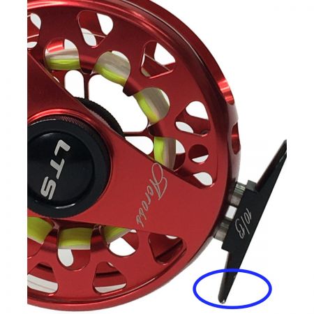  across LTS フライリール アクロスリール ソフトケース付 10/13 レッド x ブラック