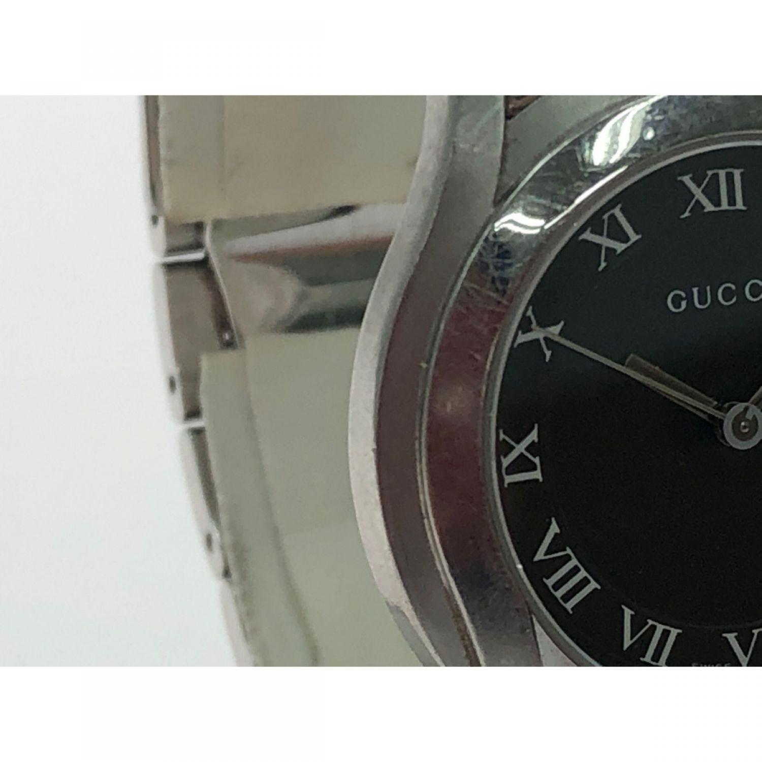 中古】 GUCCI グッチ メンズ腕時計 クオーツ 5500M Gｸﾗｽ SS Bランク
