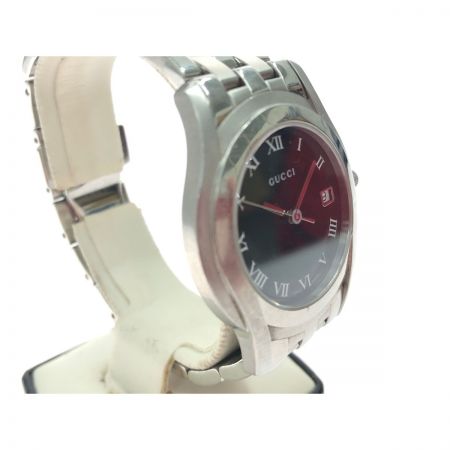  GUCCI グッチ メンズ腕時計 クオーツ  5500M Gｸﾗｽ SS