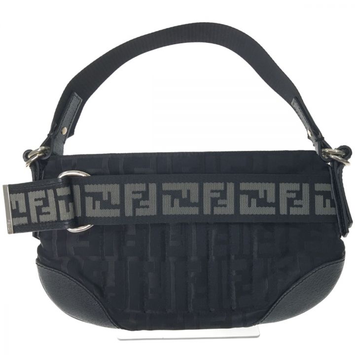 FENDI フェンディ ズッカ キャンバス ミニショルダー バケットバッグ ブラック｜中古｜なんでもリサイクルビッグバン